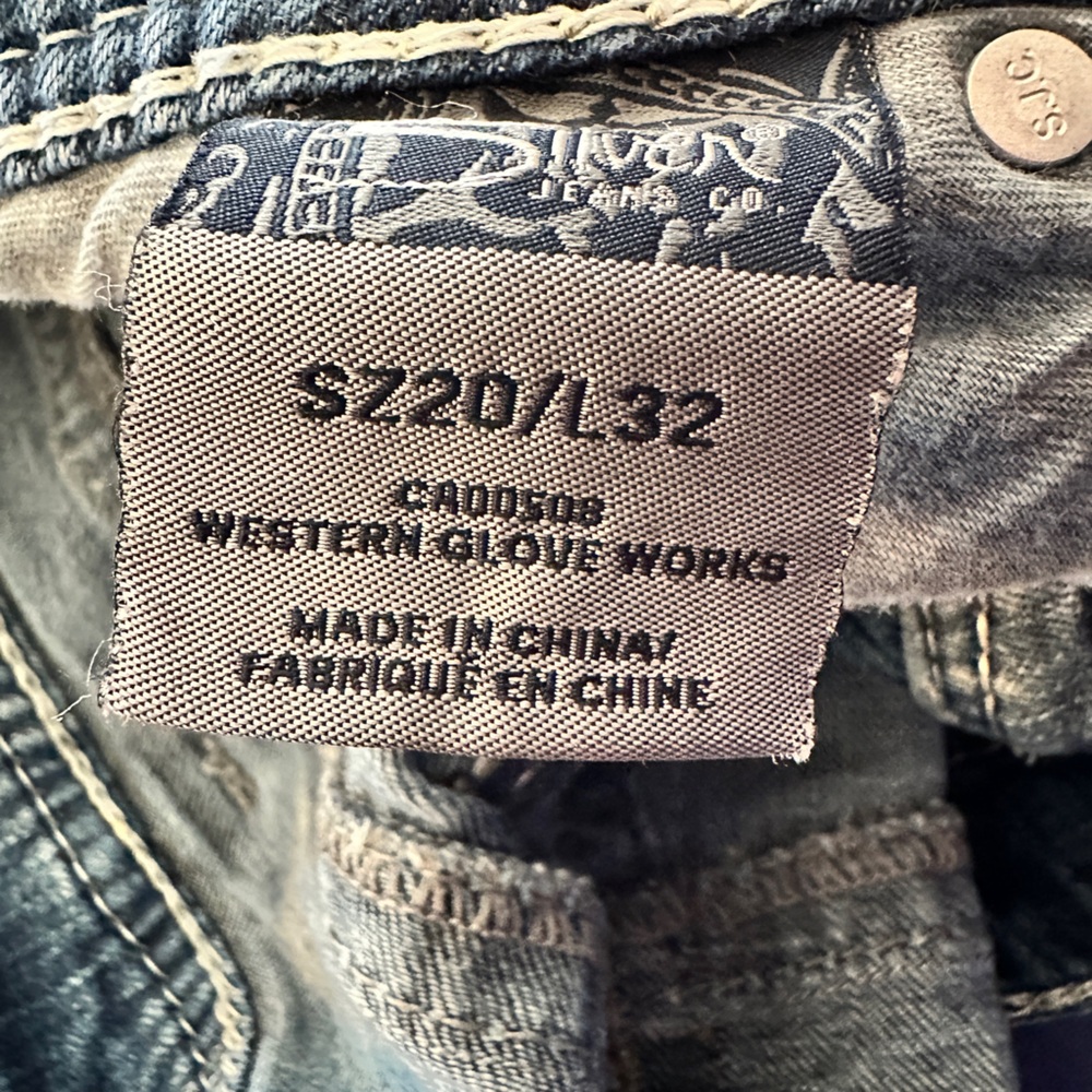 Gently Used Silver Jeans. Medium/Dark Wash. Plus Size 20/L32. Suki.
